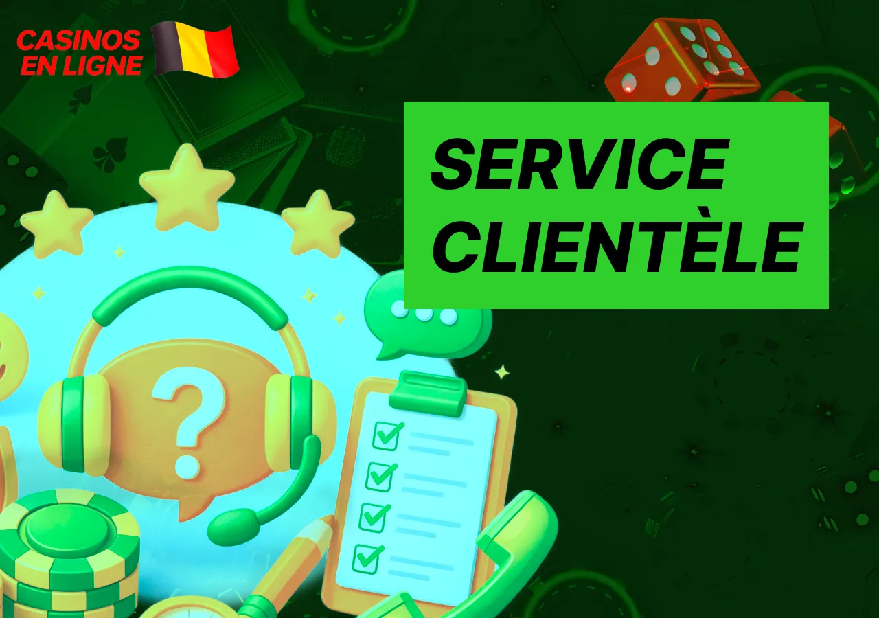 Le service client reflète le niveau global de qualité du casino.